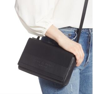 rag & bone Black Leather Shoulder - Crossbody Bag